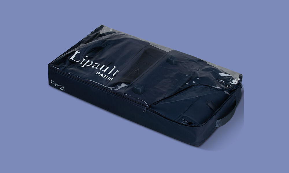 Sac Lipault Foldable Plume 78 cm replié dans sa housse