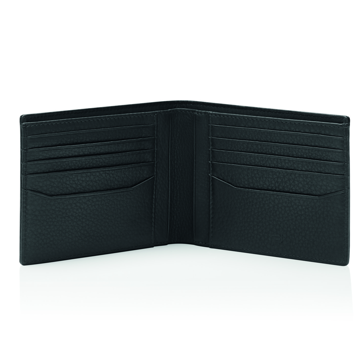 Organisation intérieure du grand portefeuille Business sans monnaie