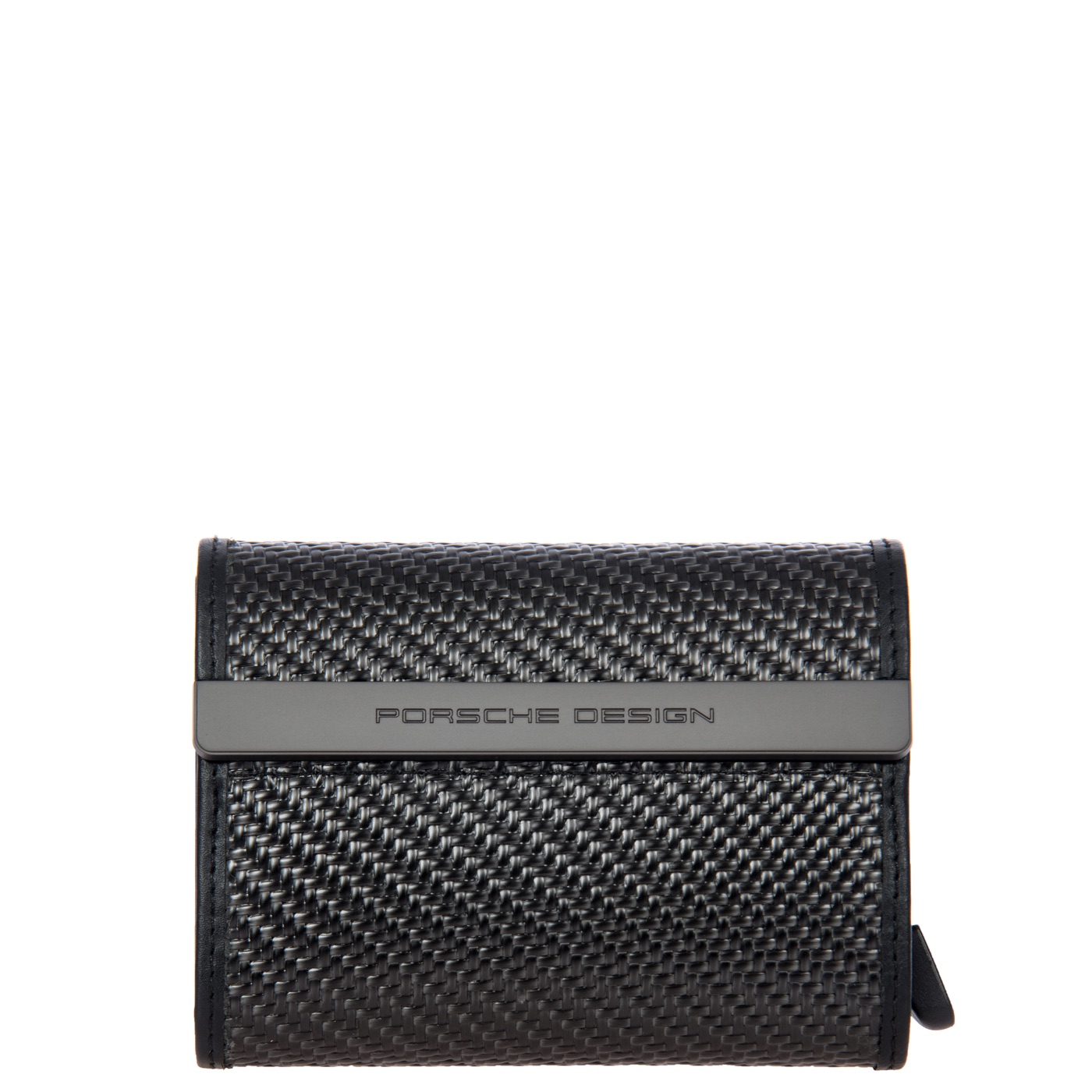 Trame ext&eacute;rieure du porte-cartes Porsche Design Carbon x Secrid