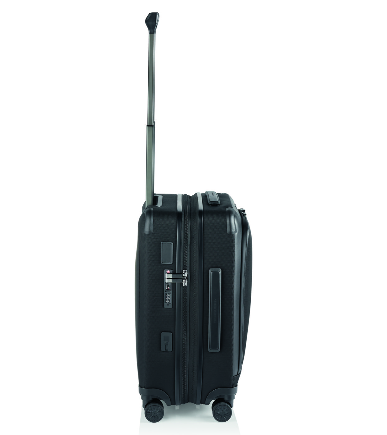 Profil de la cabine Roadster Nylon avec ses fermetures et son soufflet