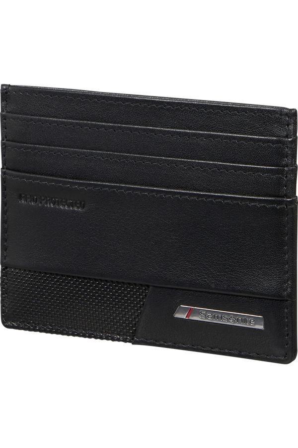 Face du porte-cartes Samsonite Pro-DLX 6 SLG avec marquage RFID et emplacements pour cartes
