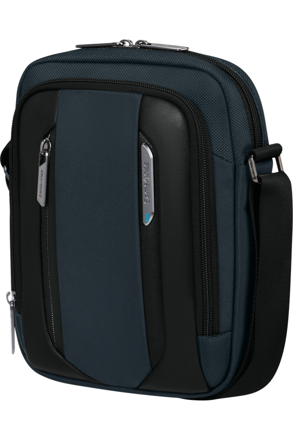 Sac crois&eacute; Samsonite Spectrolite 4.0 Sacks M bleu avec poches avant zipp&eacute;es