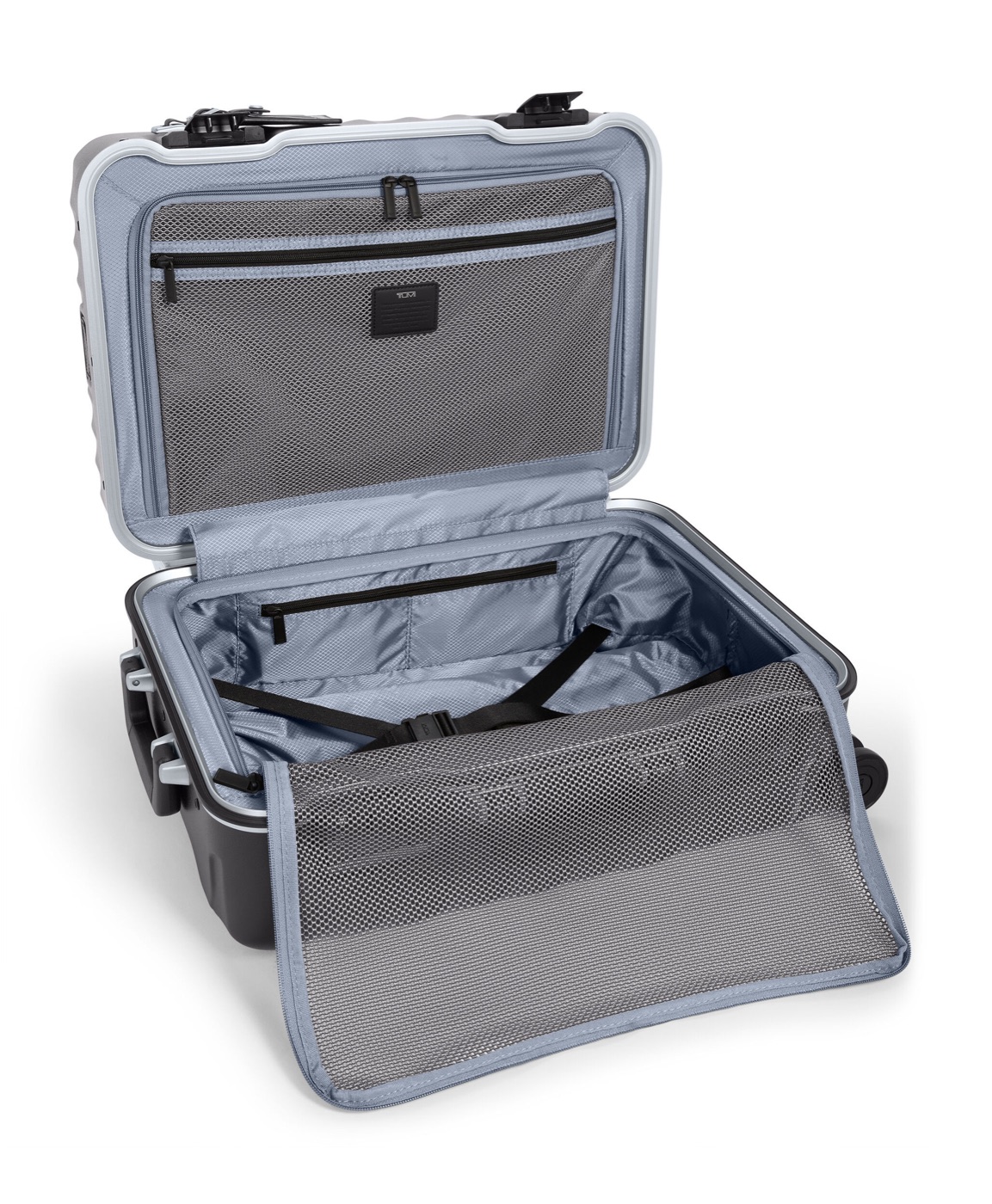 Valise cabine 19 Degree Frame ouverte, poches zipp&eacute;es et sangles de compression