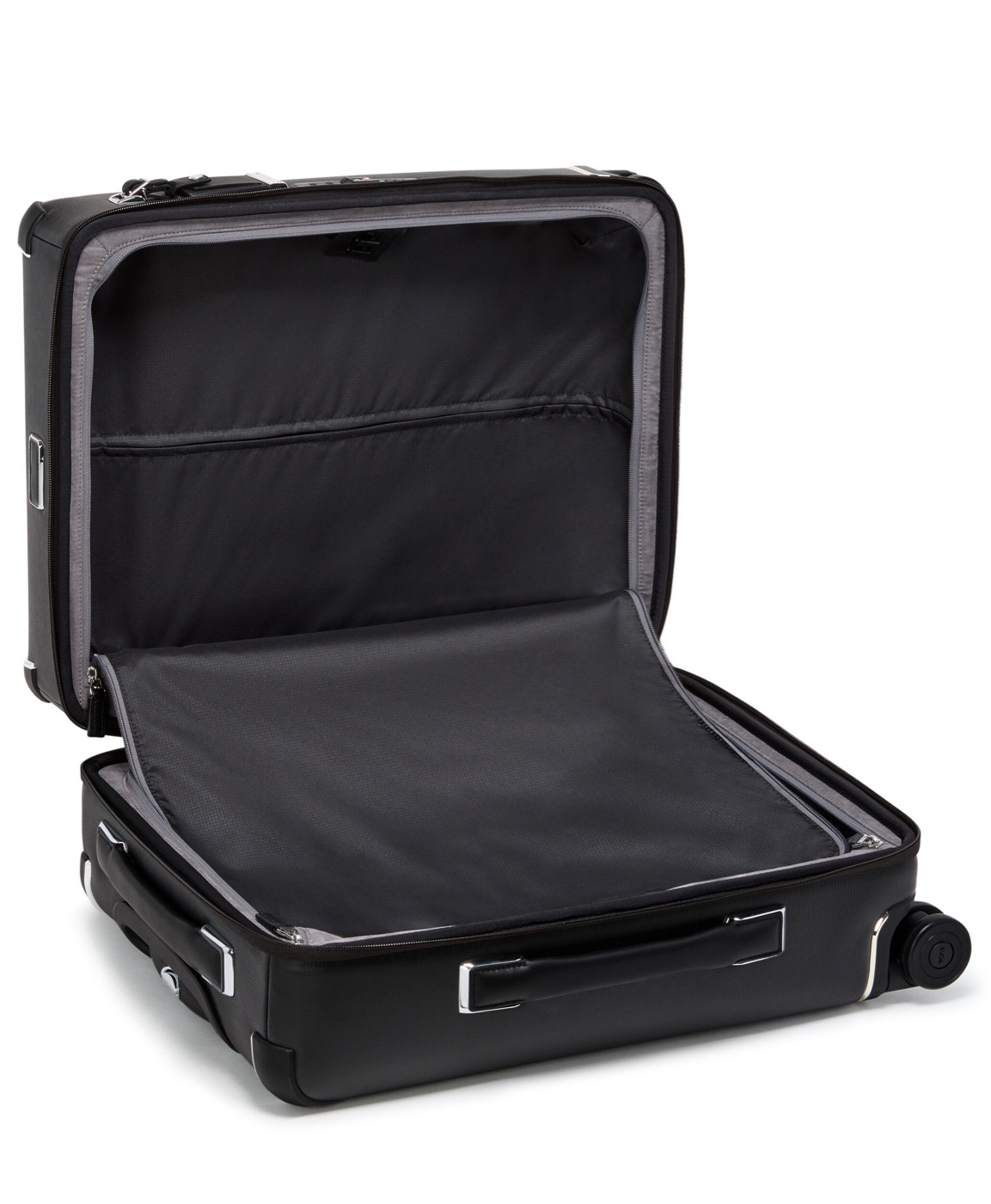 Valise cabine Turin ouverte : rangement et panneau de séparation