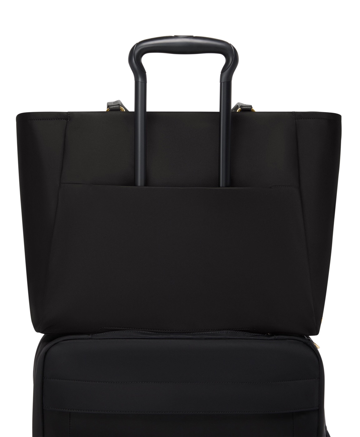 Cabas Valetta Large fix&eacute; &agrave; la poign&eacute;e t&eacute;lescopique d&rsquo;une valise gr&acirc;ce au passant Add-a-Bag