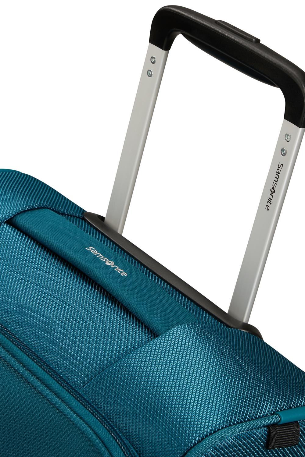 Poign&eacute;e t&eacute;lescopique &agrave; double tube de la Samsonite Base Breeze 45 cm Petrol Blue