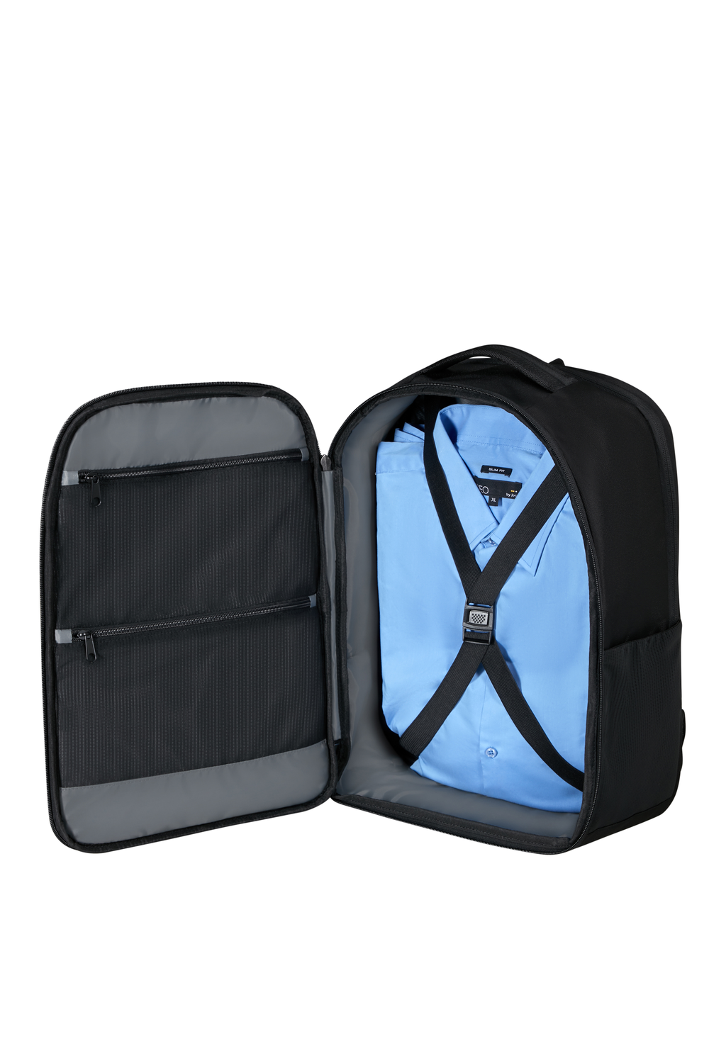 Int&eacute;rieur avec sangles du sac &agrave; dos sous-si&egrave;ge Samsonite Guardit 3.0 M