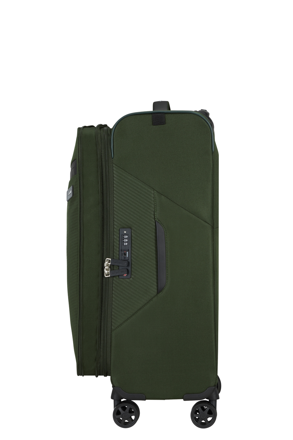 Soufflet ouvert de la valise Samsonite Litebeam 66 cm Climbing Ivy