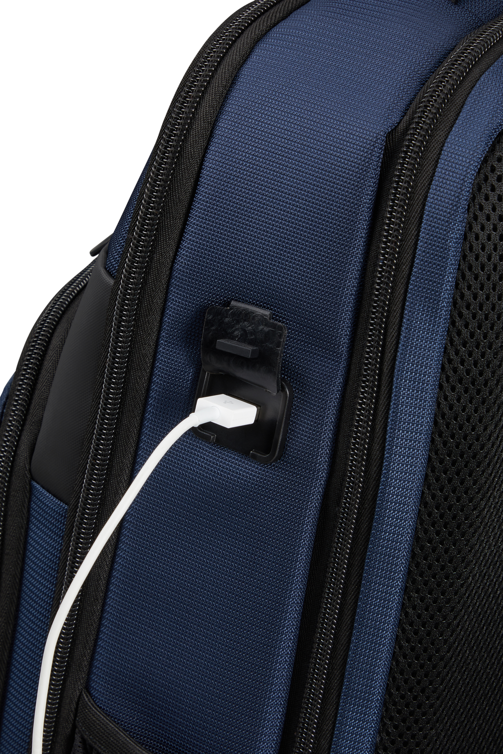 Port USB ext&eacute;rieur du sac &agrave; dos Samsonite Mysight Bleu