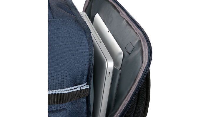 Rangement ordinateur et tablette du sac Take2Cabin S/M.