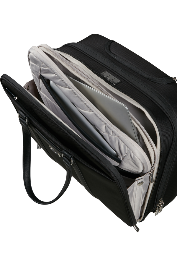 Organisation int&eacute;rieure ouverte du bureau mobile Samsonite Image Biz