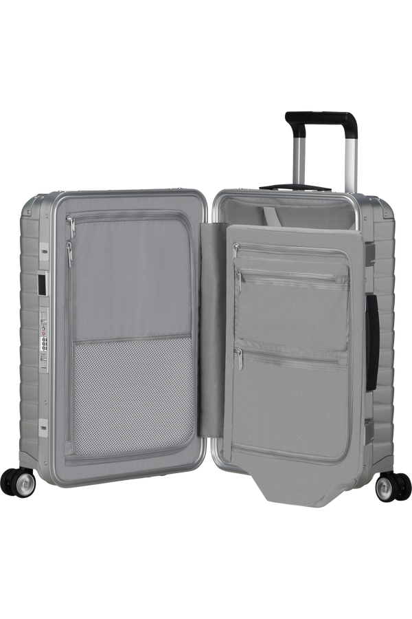 Proxis Alu 55 cm ouverte, s&eacute;parateurs int&eacute;rieurs et poches de rangement