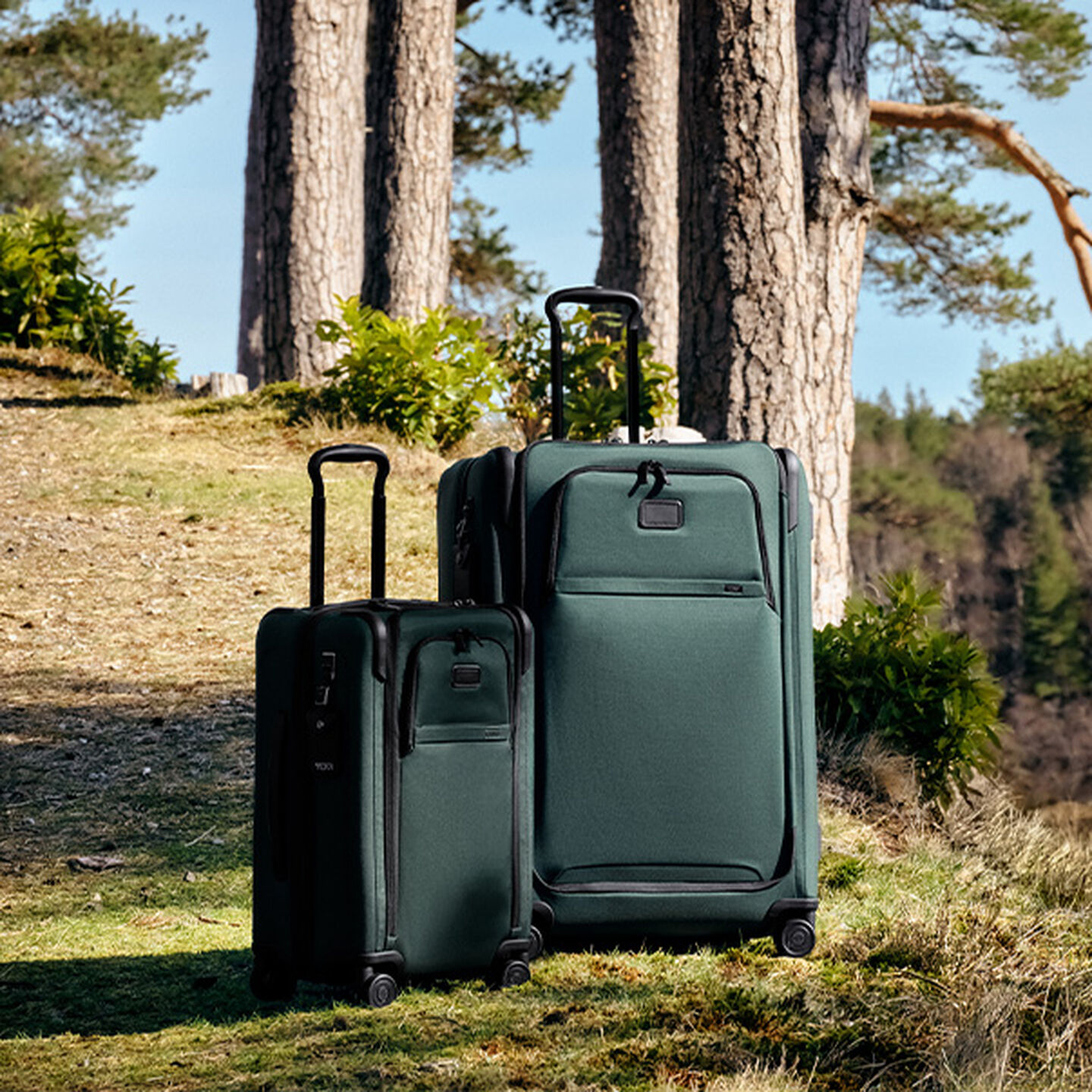 Valises de la collection TUMI Alpha en situation