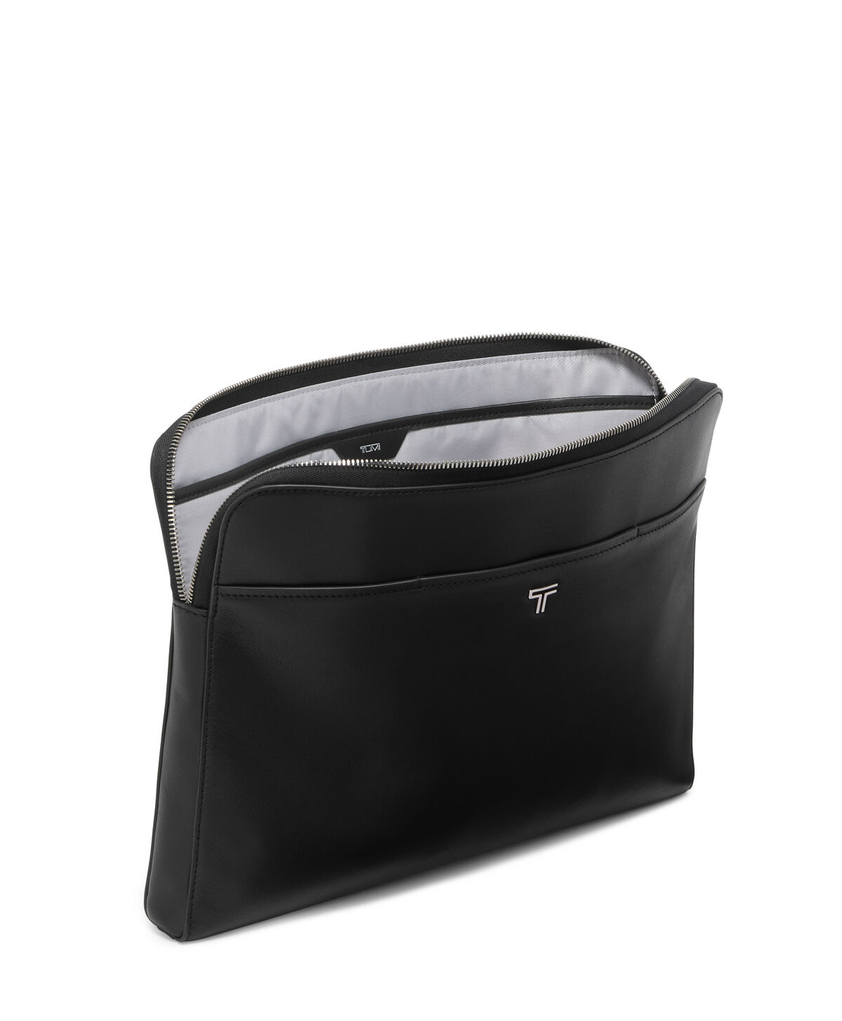 Housse ordinateur TUMI Belden en cuir ouverte
