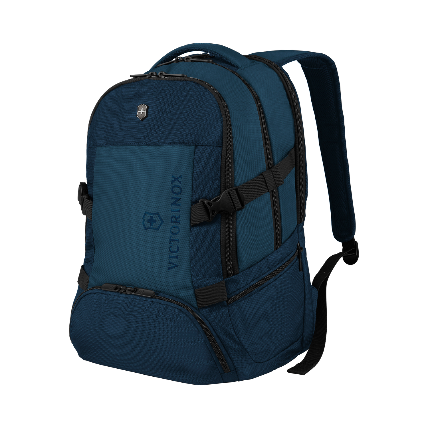 Victorinox VX Sport EVO Deluxe Bleu, vue de trois quarts